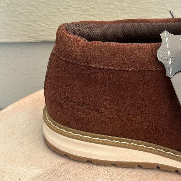 Eddie Bauer Men’s Chukka Boots Size 12 Caribou Brown Suede Leather New - Picture 7 of 12